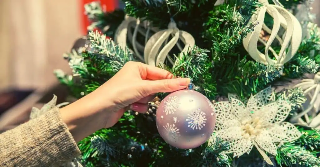 Baubles on Christmas Tree - When should you put up a Christmas tree