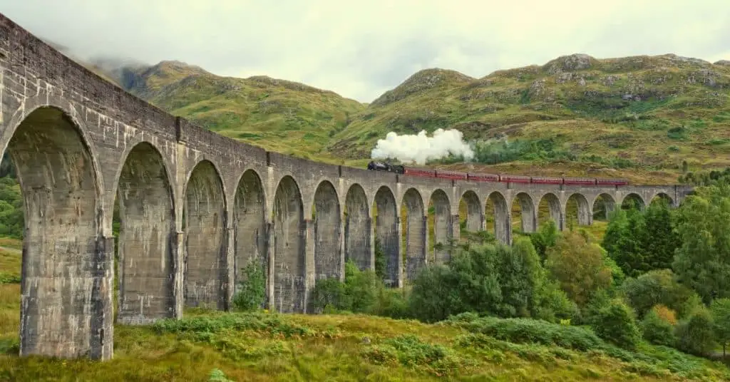 Steam Train on High Bridge - Cool Gifts for Train Lovers UK
