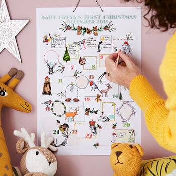 Baby's First Christmas Advent Calendar - Open for Christmas