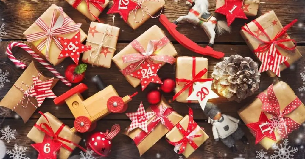 Lots of Presents on the Floor - Why Do We Give Gifts at Christmas - Open for Christmas