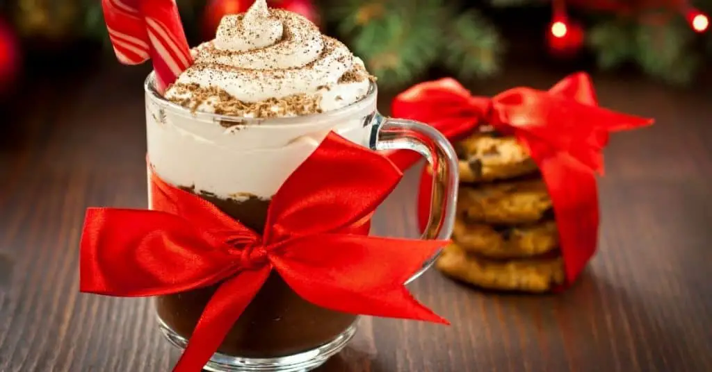 Cheap Christmas gifts under 5 dollars - Hot Chocolate with Biscuits - Open for Christmas
