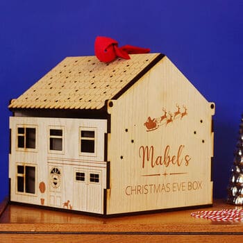 Personalised Christmas Eve Box House for Adults - Open for Christmas