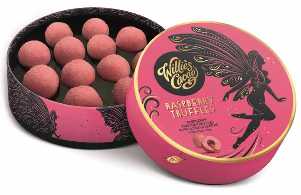 Willies-Raspberry-Truffles - Cheap Stocking Fillers Stuffers for Her Teenagers - Open for Christmas