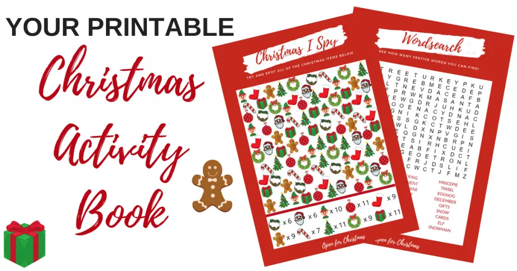 Christmas Activity Book to Print & Download