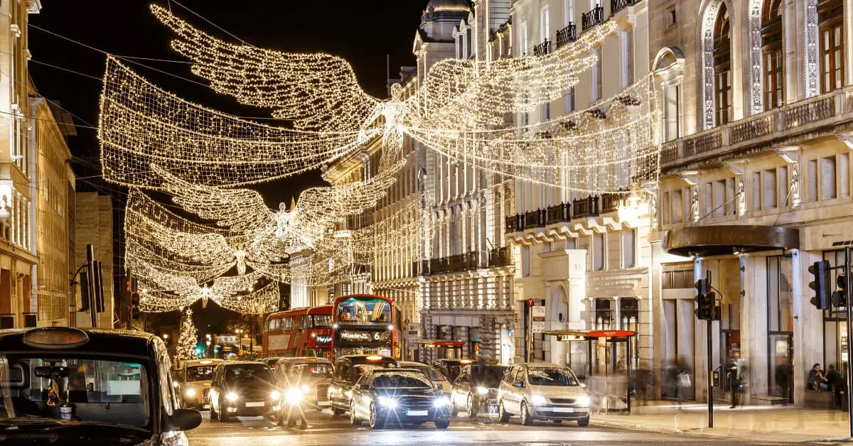 Christmas in England - London Christmas Lights